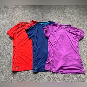 Outdoor Research Women's Short Sleeve Tees - Red, Blue, Purple